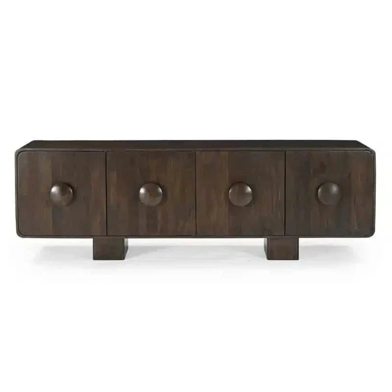 Riva 4 Door Sideboard - Premium Brown - 2200mm