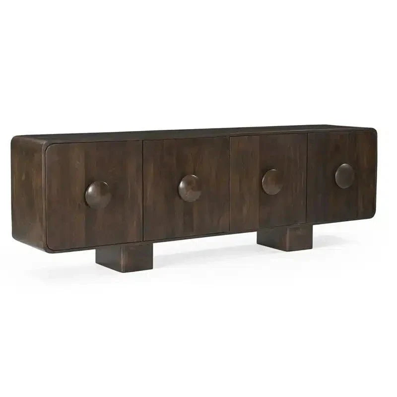 Riva 4 Door Sideboard - Premium Brown - 2200mm