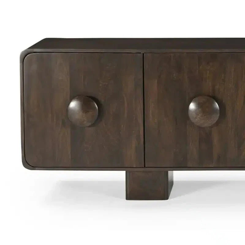 Riva 4 Door Sideboard - Premium Brown - 2200mm