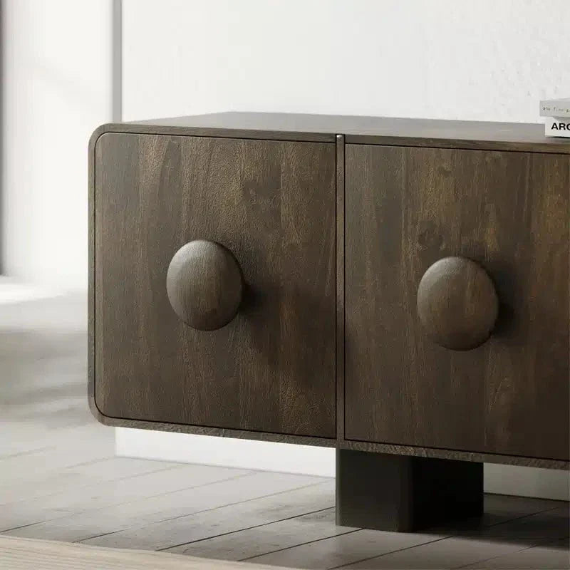Riva 4 Door Sideboard - Premium Brown - 2200mm