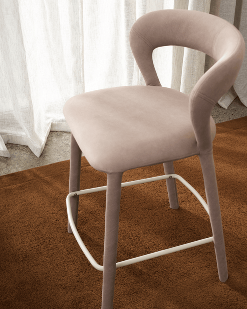Beu Bar Stool - Buff Brown