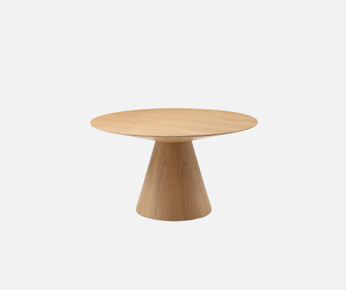 Niche Round Dining Table - Natural Oak 110cm