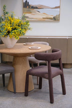 Niche Round Dining Table - Natural Oak 110cm