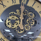 Roman Wall Clock with Gears