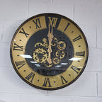 Roman Wall Clock with Gears