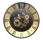 Roman Wall Clock with Gears