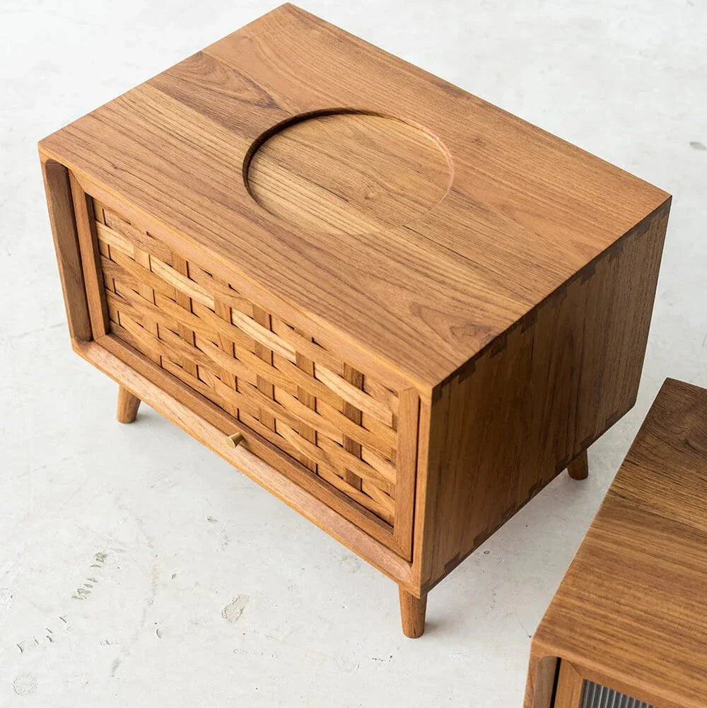 Rosen Bedside Table with Swivel Top