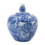 Porcelain Ginger Jar with Lid II