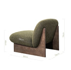 Roux Lounge Chair - Olive