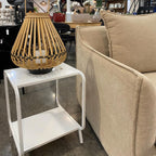 Samui Metal Side Table - White