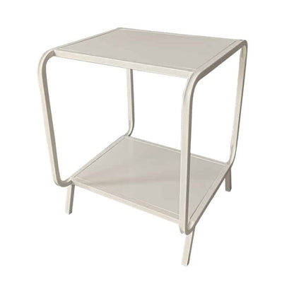 Samui Metal Side Table - White