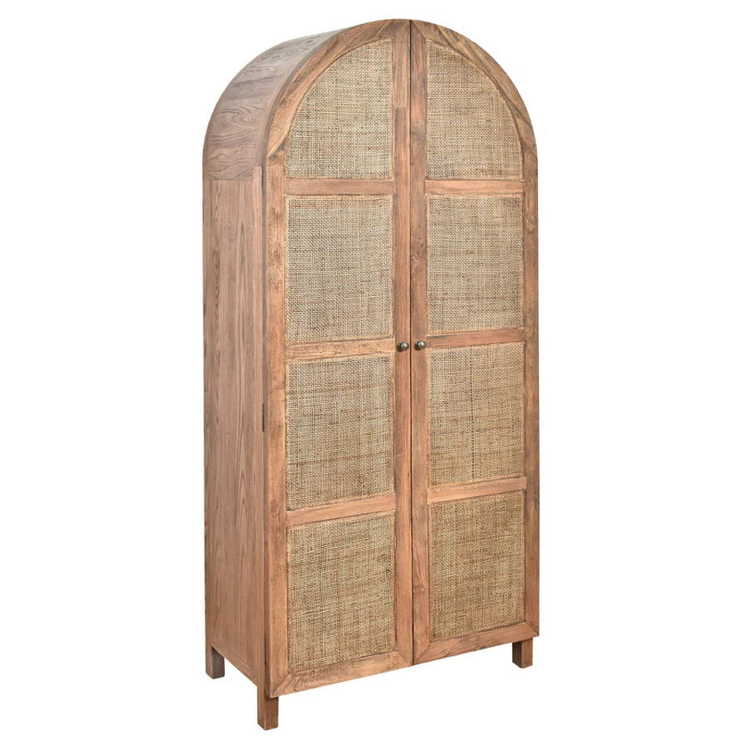 Arch Curved Cabinet - Santorini