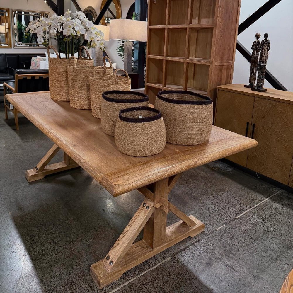 Sao Paulo Recycled Elm Dining Table 2000mm