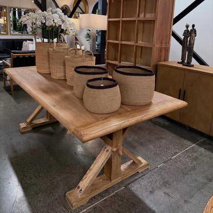 Sao Paulo Recycled Elm Dining Table 2000mm