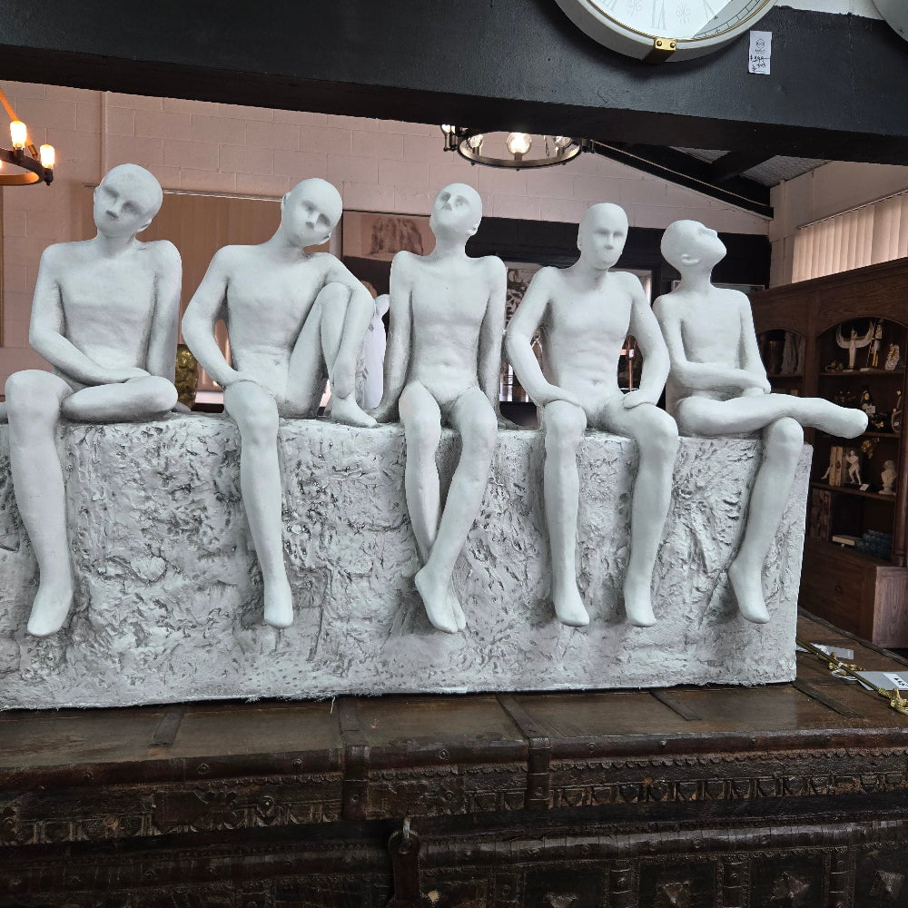 Sitting Thinking Men Statue Indoor | Outdoor