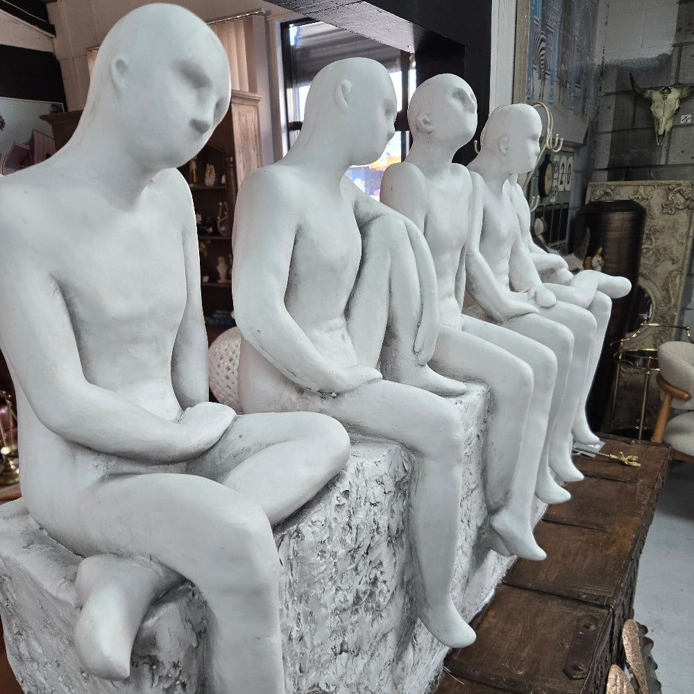 Sitting Thinking Men Statue Indoor | Outdoor