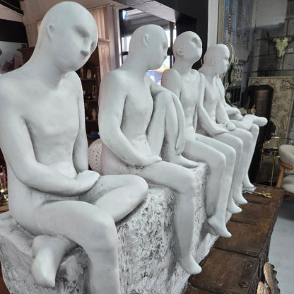 Sitting Thinking Men Statue Indoor | Outdoor