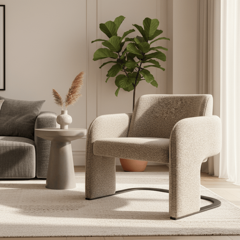 Stoney Cantilever Armchair at online8 furniture store Auckland