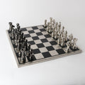 The Grandmaster Extra-Large Nickel Chess Set at Online8 Furniture Auckland NZ