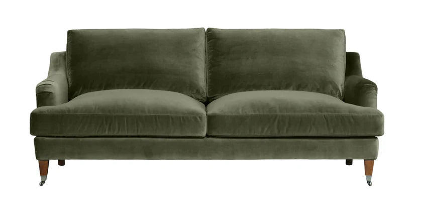 Thornfield 3 Seater Sofa - Olive Velvet