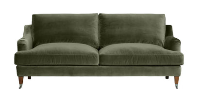 Thornfield 3 Seater Sofa - Olive Velvet