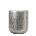 Vienna Aluminum Side Table - Antique Silver at Online8 Furniture Auckland NZ