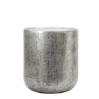 Vienna Aluminum Side Table - Antique Silver at Online8 Furniture Auckland NZ