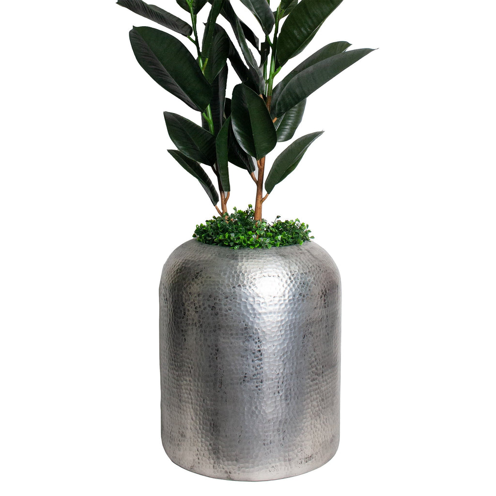 Vienna Aluminum Side Table - Antique Silver at Online8 Furniture Auckland NZ