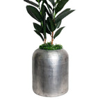 Vienna Aluminum Side Table - Antique Silver at Online8 Furniture Auckland NZ
