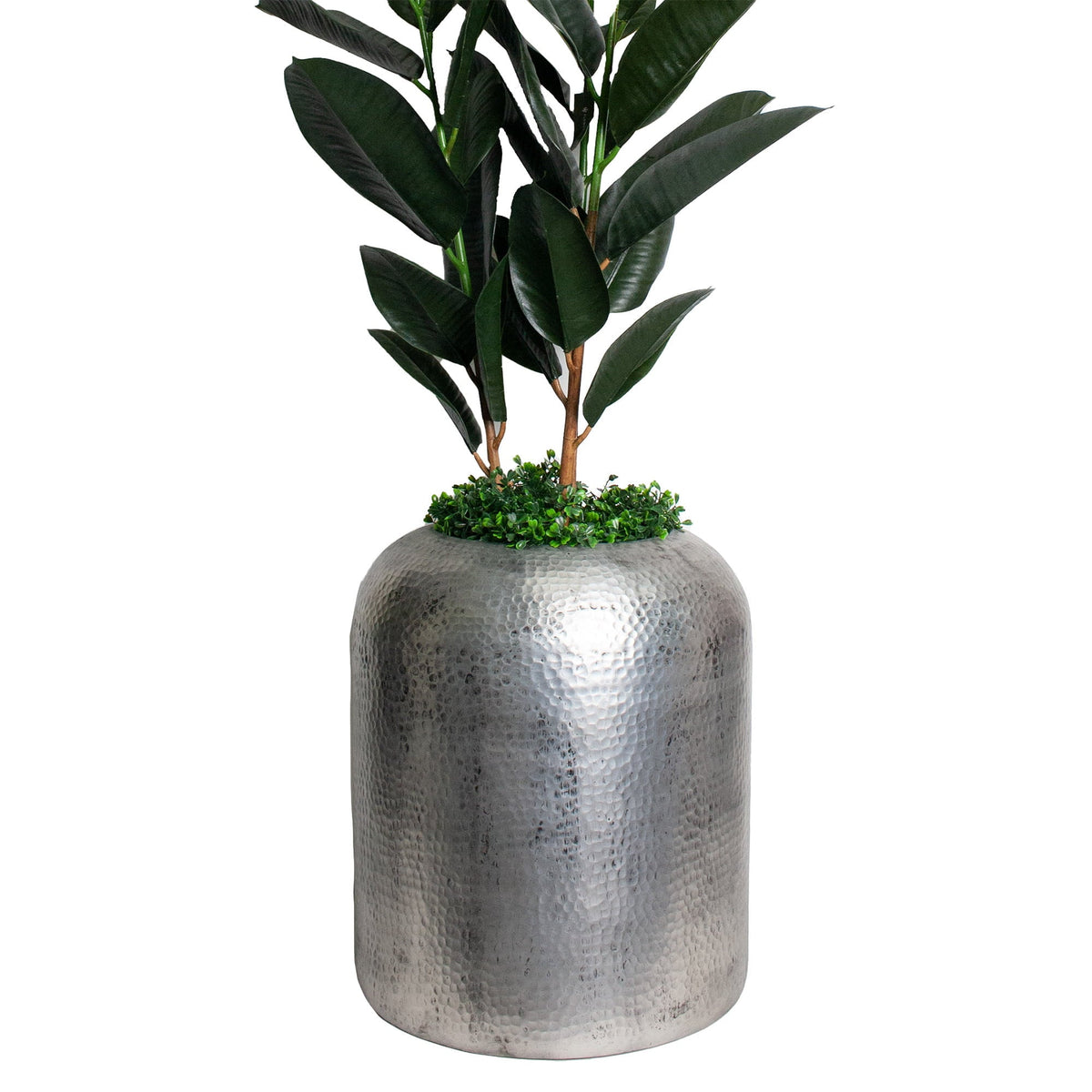 Vienna Aluminum Side Table - Antique Silver at Online8 Furniture Auckland NZ