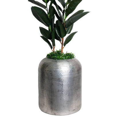 Vienna Aluminum Side Table - Antique Silver at Online8 Furniture Auckland NZ