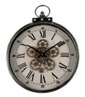Vintage Fob with Gears Wall Clock