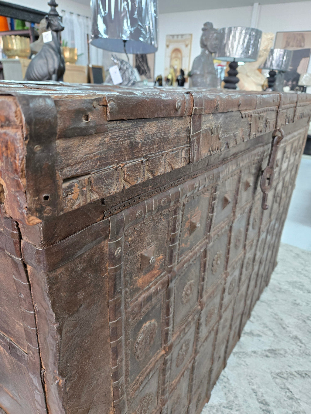 Vintage Pitara Console | Large Trunk