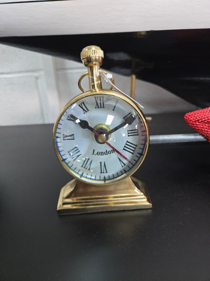Vintage Trophy Clock with Compass at Online8 Furniture Auckland NZ