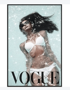 Vogue Bikini Canvas Wall Art