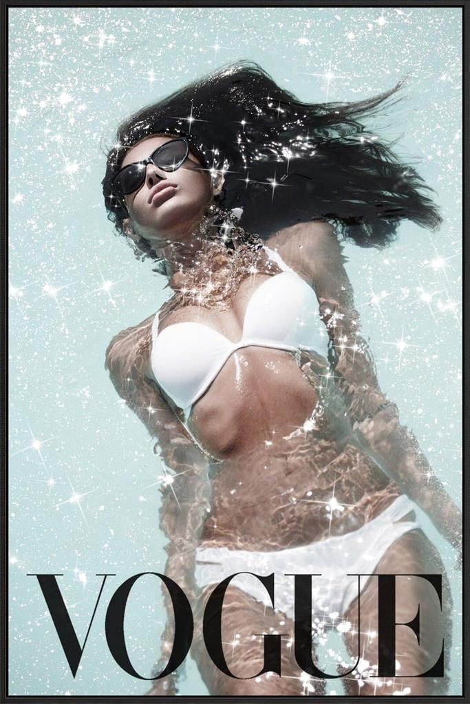 Vogue Bikini Canvas Wall Art