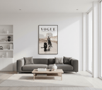 Vogue Black Panther Canvas Wall Art