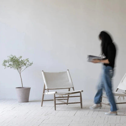Wabi-Sabi Oka Canvas Lazy Chair