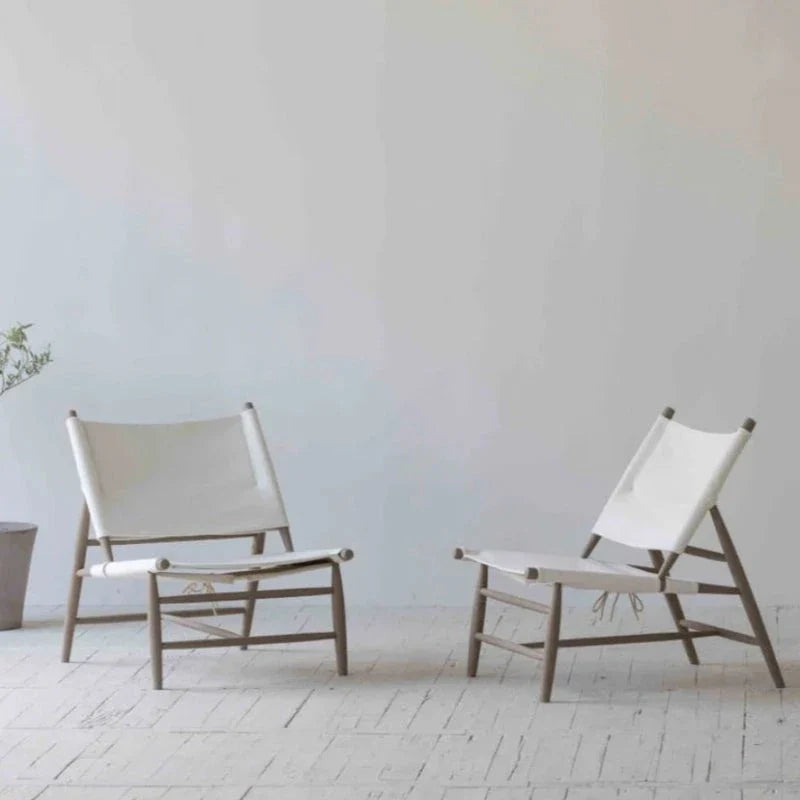 Wabi-Sabi Oka Canvas Lazy Chair