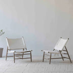 Wabi-Sabi Oka Canvas Lazy Chair