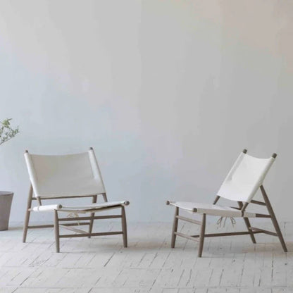 Wabi-Sabi Oka Canvas Lazy Chair
