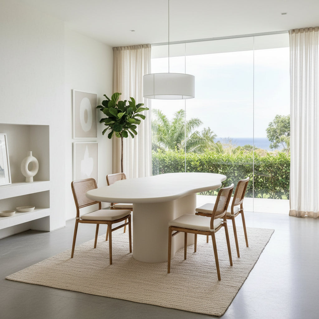Waves Organic Dining Table - 2000 at Online8 Furniture Auckland NZ