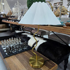 Wavy Table Lamp - Brass