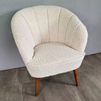 Claude Boucle Casual Armchair - Wheat