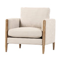Willow Armchair - Linen & Oak at online8 furniture store Auckland