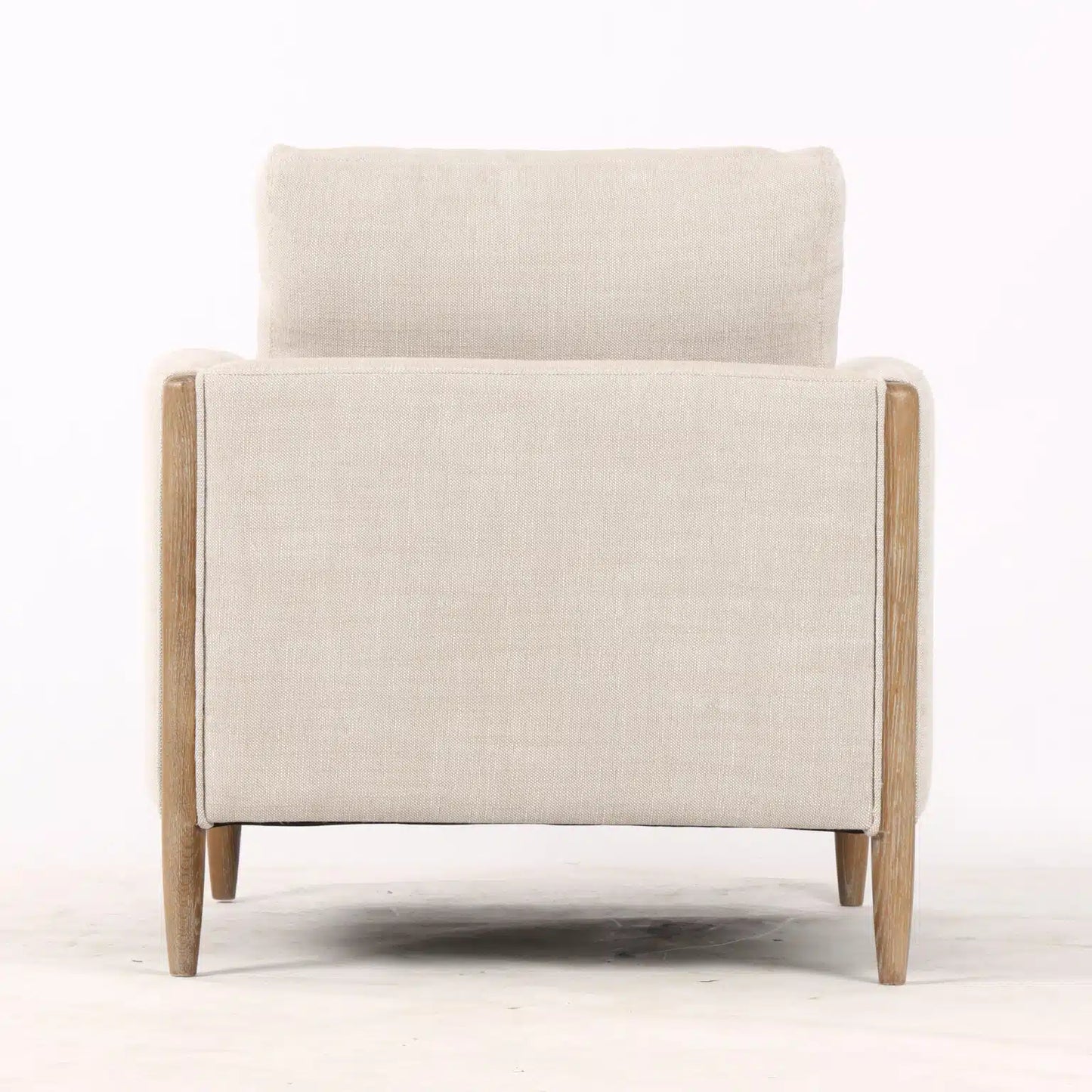 Willow Armchair - Linen & Oak at online8 furniture store Auckland