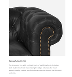 Windsor 3.5 Seater Leather Chesterfield Sofa