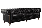Windsor 3.5 Seater Leather Chesterfield Sofa