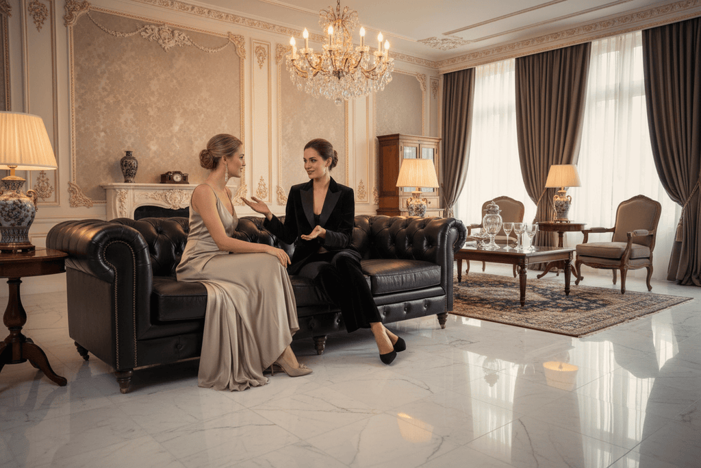 Windsor 3.5 Seater Leather Chesterfield Sofa