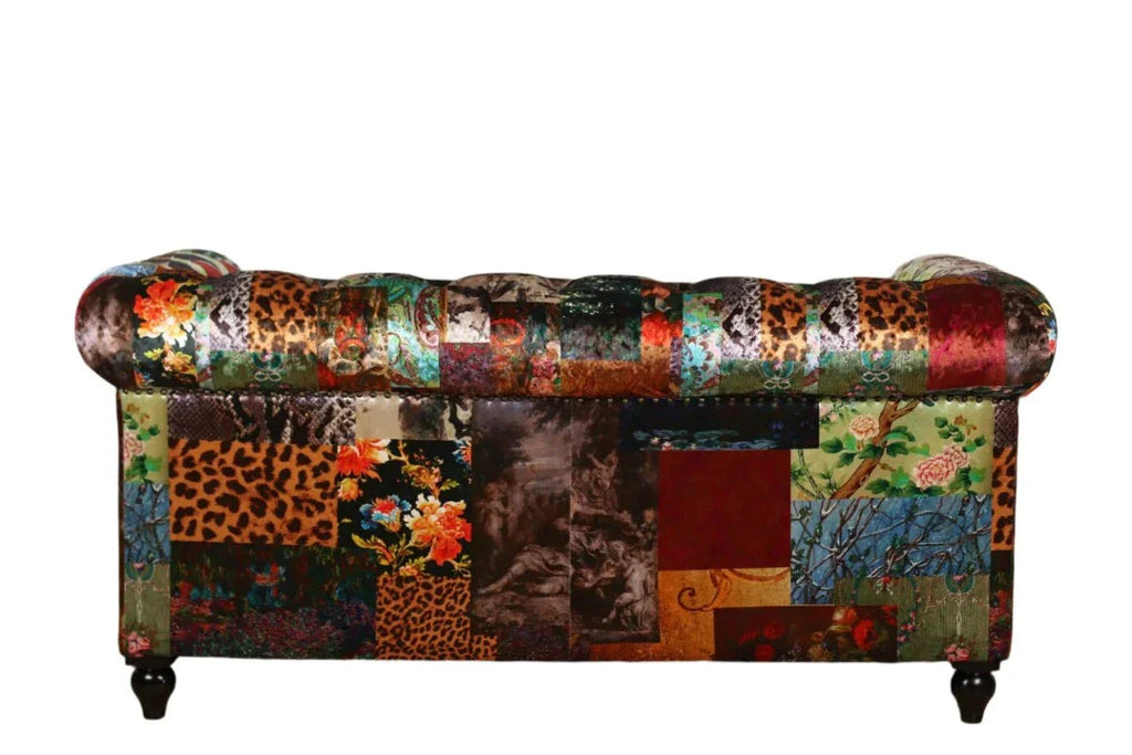 Winston Chesterfield Patchwork 2 Seater Sofa